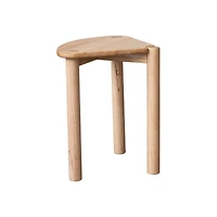 Hello Honey® Natural Rubberwood Side Table