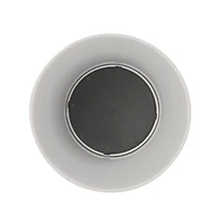 Bath Bliss White Stainless Steel Trash Can