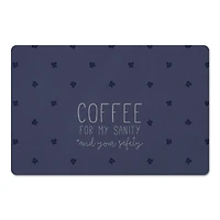 Coffee For My Sanity Floor Mat, 18" x 27"