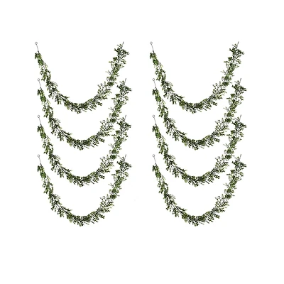 8 Pack: 6ft. Dark Green Boxwood Garland by Ashland®