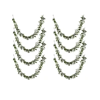 8 Pack: 6ft. Dark Green Boxwood Garland by Ashland®