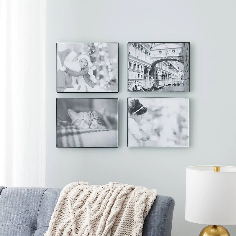 4 Pack Basics 8" x 10" Black Frames by Studio Décor®