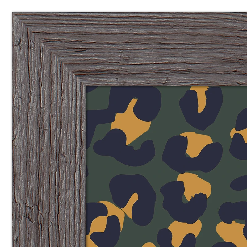 Goodness in Kindness Out Leopard Print in Gray Frame