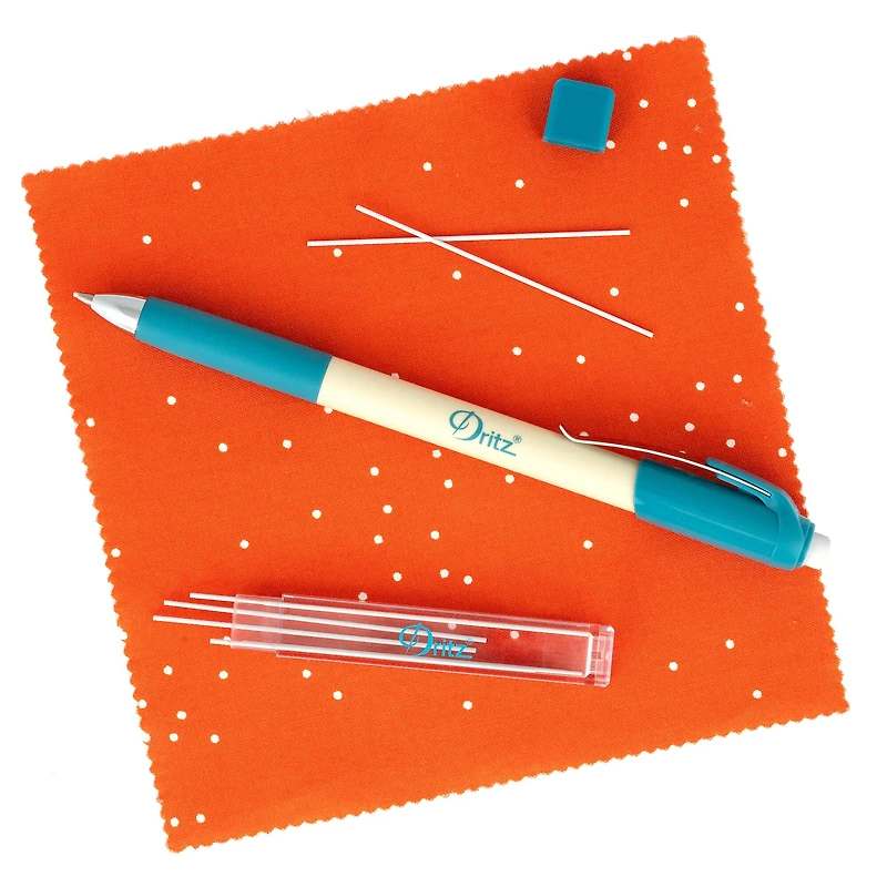 Dritz® 0.9mm White Mechanical Fabric Pencil Set
