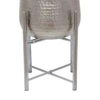 Silver Transitional Planter, Set of 2" 19", 16"