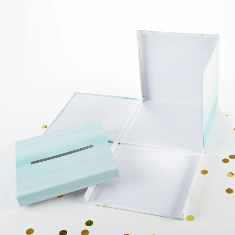 Kate Aspen® Geometric Floral Card Box