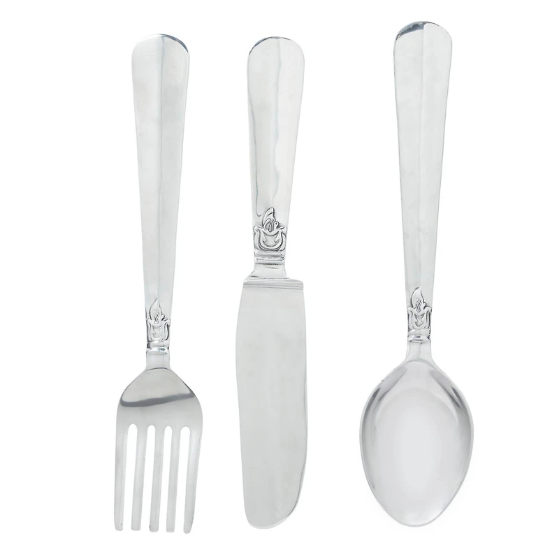 Silver Aluminum Flatware Wall Accent Set, 3ct.