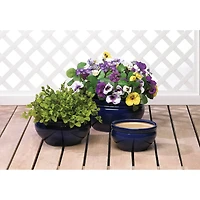 Ocean Blue Planter Set