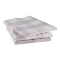 DII® Dusty Lilac Buffalo Check Dish Towels, 3ct.