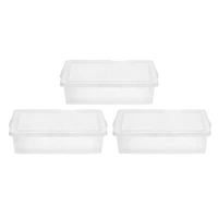 IRIS® 28qt. Clear Snap Top Storage Boxes, 3ct.