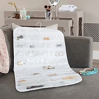 Household Essentials 35" Double-Sided Hanging Jewelry Organizer