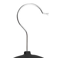 Honey Can Do Black Non-Slip Rubberized Suit Hangers, 50ct.