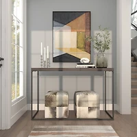 Silver Aluminum Floating Block Abstract Candle Holder with Rounded Base Set