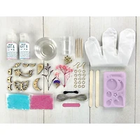 Wish Craft™ Wood & Resin Charm Jewelry Craft Kit