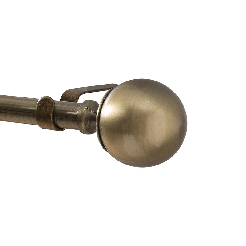 Home Details Solid Knob Steel Curtain Rod