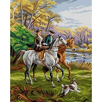 Orchidea The Morning Ride Counted Cross Stitch Kit