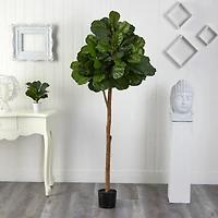 6ft. Potted Fiddle leaf Fig Artificial Tree