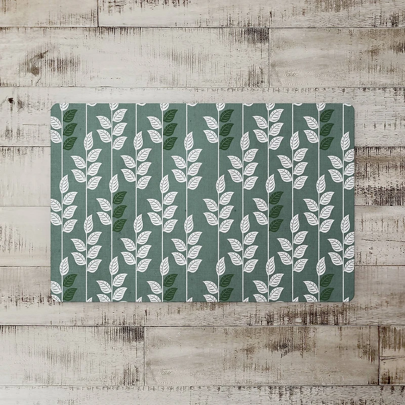 Geometric Nature Pattern Floor Mat