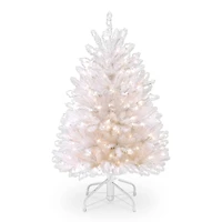 4.5ft. Pre-Lit Dunhill® White Fir Artificial Christmas Tree, Clear Lights