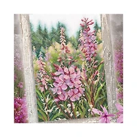 RTO Raspberry Candles Of Willowherbs Cross Stitch Kit