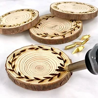 ArtSkills® 55 Piece Beginners Wood Burning Kit with Wood Rounds