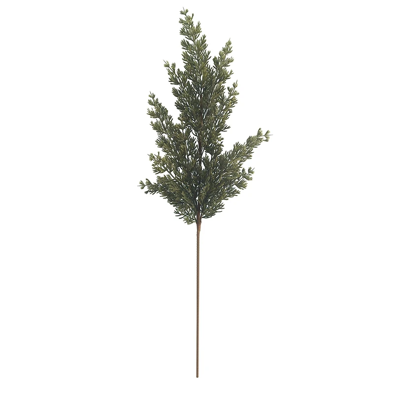30.5" Glittered Green Pine Stem by Ashland®