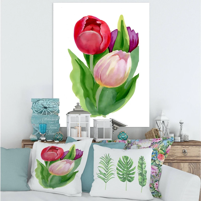 Designart - Beautiful Tulip Flowers