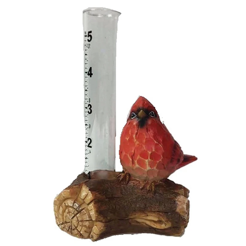 Santa's Workshop 6" Cardinal Rain Gauge