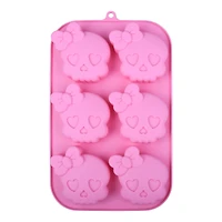 Skull with Bow Silicone Treat Mold by Makery™