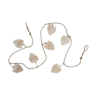 Hello Honey® 6ft. White Wooden Ghost Garland
