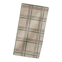 Holiday Plaid on Cotton Twill Napkin