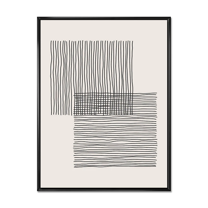 Designart - Minimal Geometric Lines And Squares II