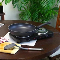 Oster Ashford 12" Black Aluminum Frying Pan