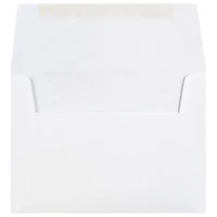 JAM Paper 4.375" x 5.75" White Invitation Envelopes