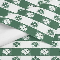 Hunter Green Tavern Check Flannel Backed Vinyl