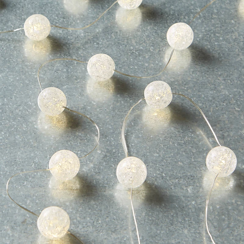 8 Pack: 30ct. Crackle Ball LED String Lights by Ashland™
