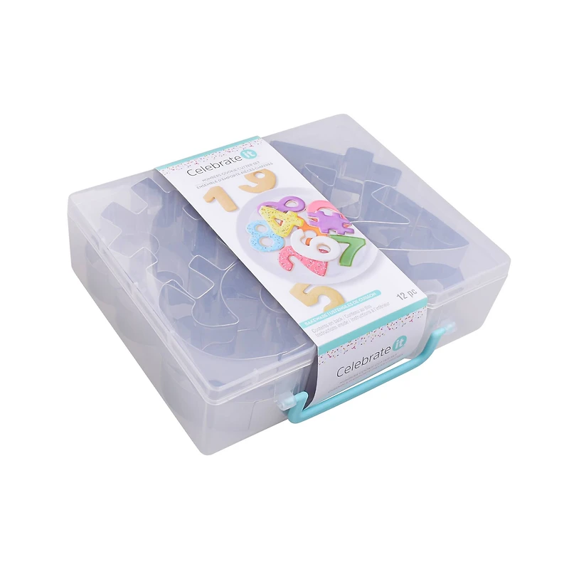 Numbers Stainless Steel Cookie Cutter Set by Celebrate It®