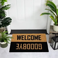 Natural Welcome Goodbye Doormat