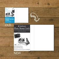 Strathmore® 5" x 7" White Photo Mount Card & Envelope Sets
