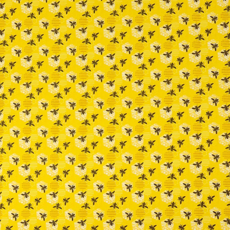 SINGER Honey Bee Gnomes Cotton Fabric Bundle