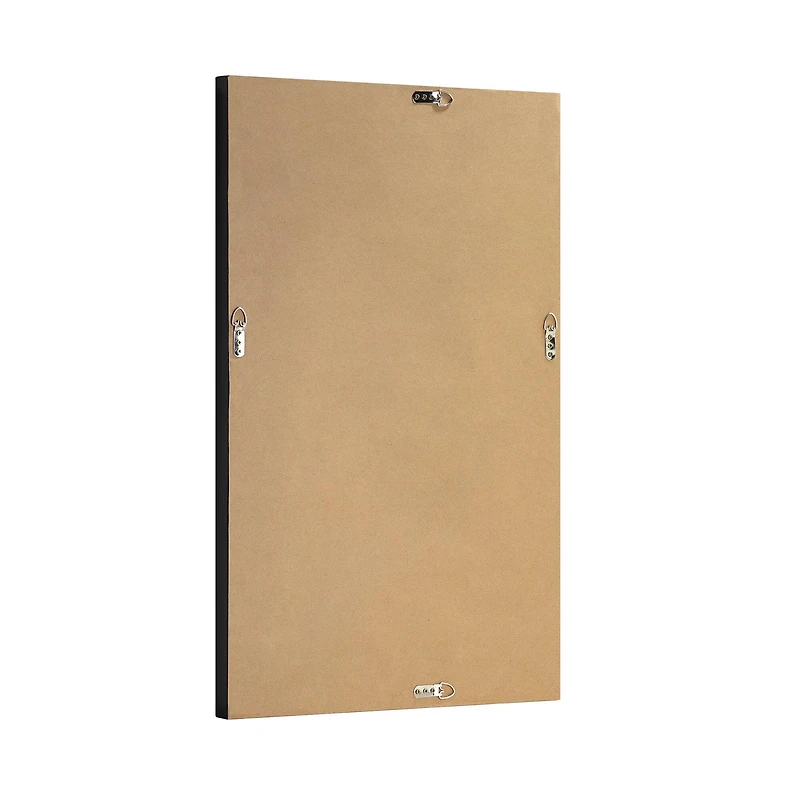 Head West Black Metro Beaded Glass Framed Vanity Mirror