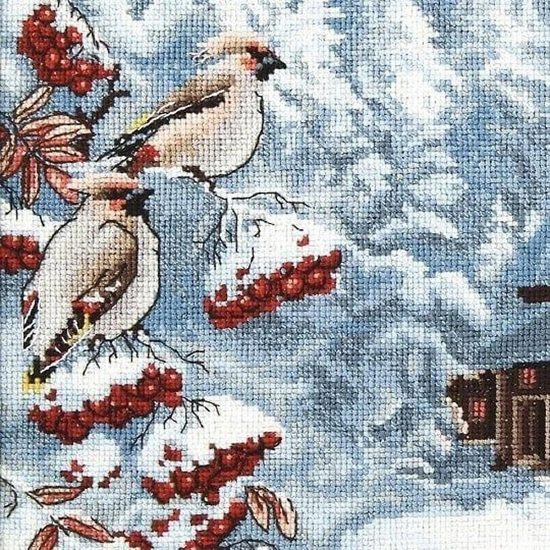 Charivna Mit Cross Stitch Kit Frosty Evening