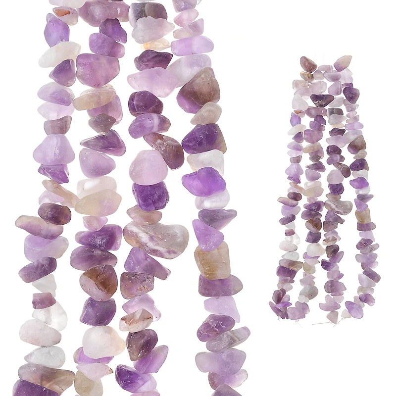 Purple Matte Amethyst Chip Beads by Bead Landing™