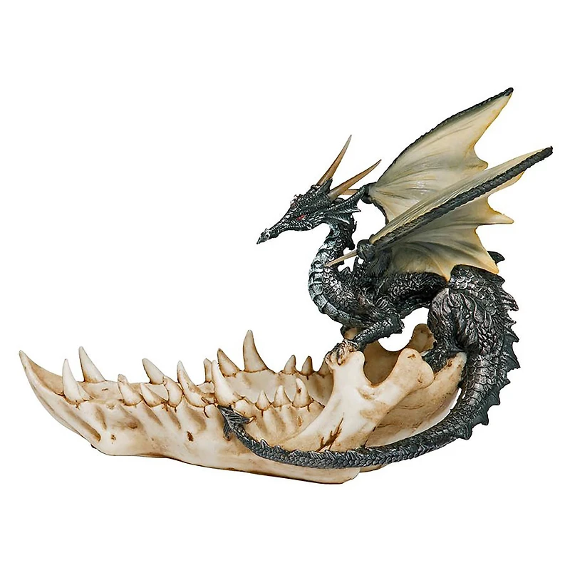 Design Toscano 9" Jaw of the Dragon Offering Dish