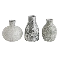 Hello Honey® Distressed Grey Terra Cotta Vases Set