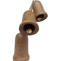 20" Brown Triple Wood Bells Wall Décor by Ashland®