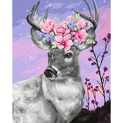 Crafting Spark Flower Crown Painting by Numbers Kit