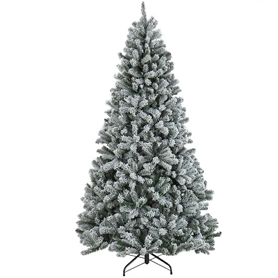 7.5ft. Unlit Snowy North Valley® Spruce Artificial Christmas Tree