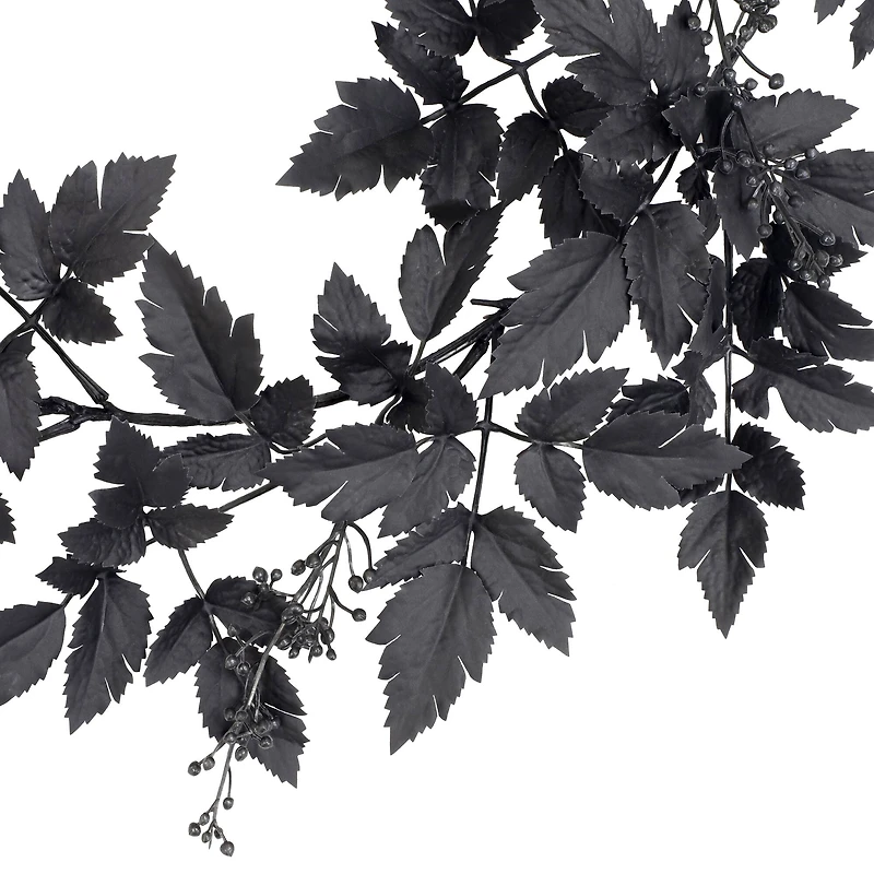 6ft. Black Foliage Garland by Ashland®