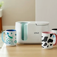 8 Pack: Cricut® 15oz. White & Gray Ceramic Mug Blank